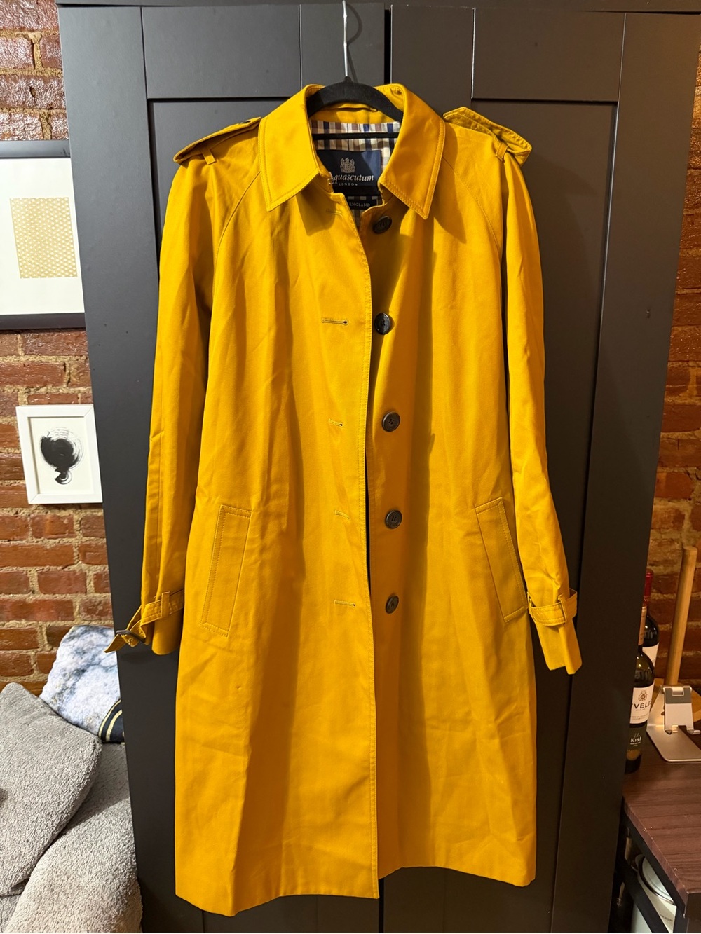 Aquascutum London women’s Mustard Trench Coat
